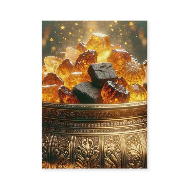 Matthew 2:11 KJV Cards - Three Wise Men Gifts