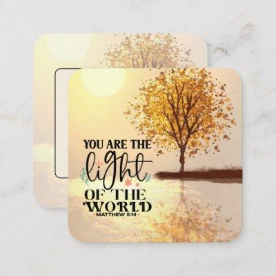 Matthew 5:14 You are the Light of the World Bible Square