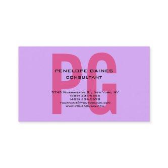 Mauve Mallow Pink Original Classical Chic Monogram