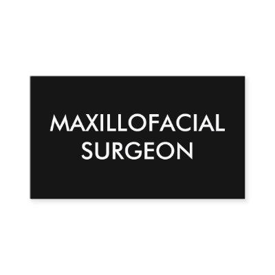 maxillofacial surgeon
