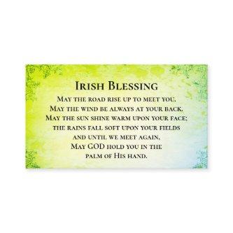 May the Road Rise Up to Meet You Irish Blessing