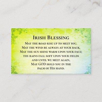 May the Road Rise Up to Meet You Irish Blessing