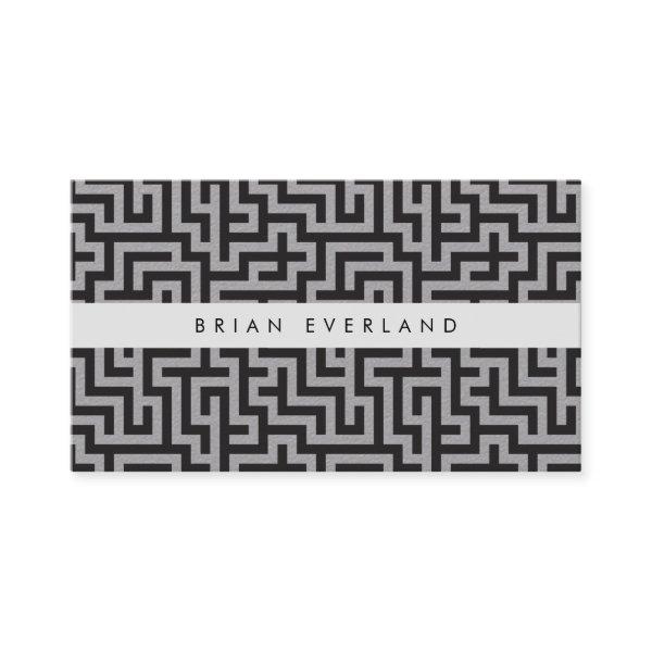 Maze Pattern Black White Profile Appointment