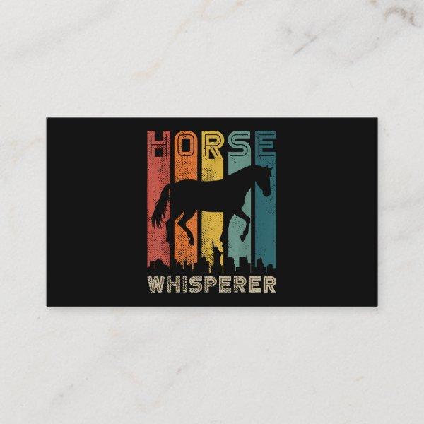 mb Vintage Horse Whisperer Funny Animal Raising Lo