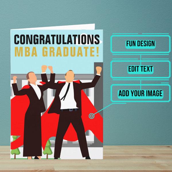 MBA Business Graduation Card