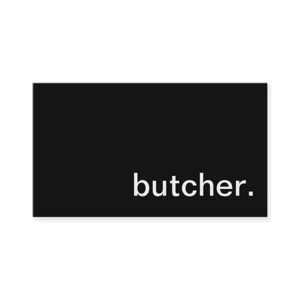 Meat Butcher