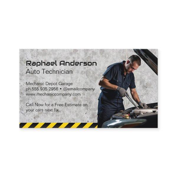 Mechanic Technician Working on Engine
