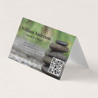 Mediation | Stacked Rocks | QR Code