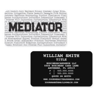 Mediator Legal Words