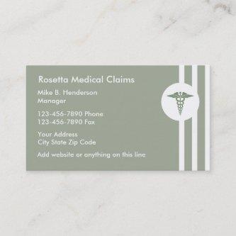 Medical Claims Businesscards