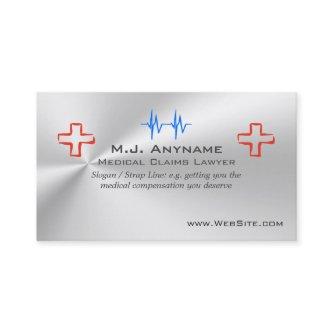 Medical Claims Lawyer luxury silver-effect