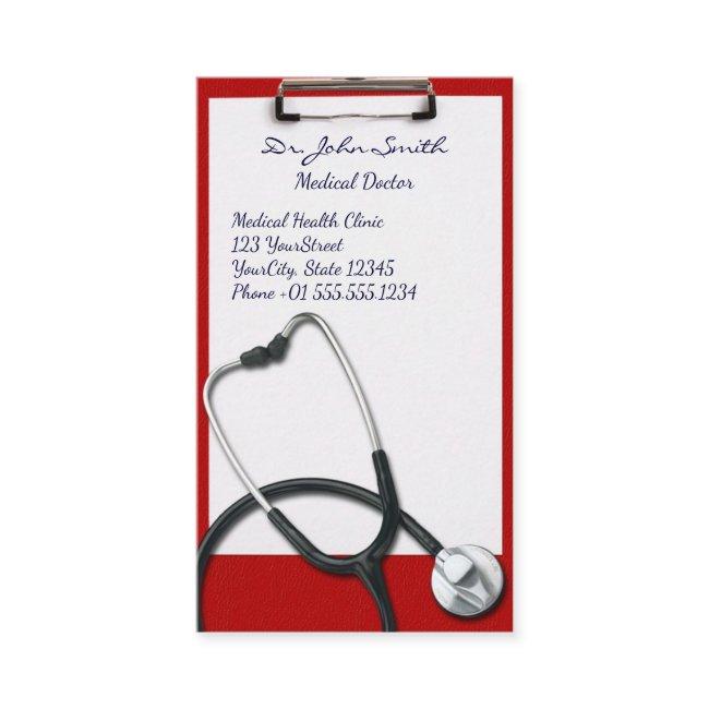 Medical Clipboard with Stethoscope - Appointment