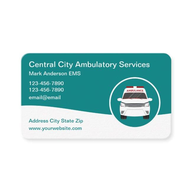 Medical Emergency Ambulance EMS