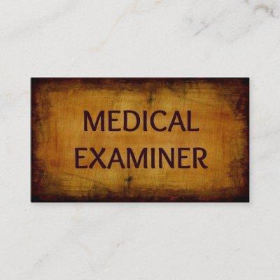 Medical Examiner Antique