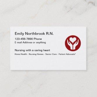 Medical Professional Registered Nurse Heart Symbol