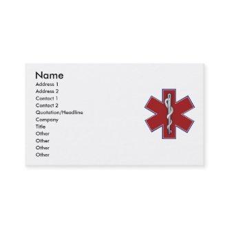 Medical Profile Card