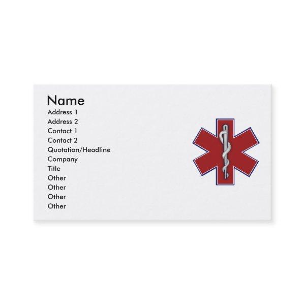 Medical Profile Card