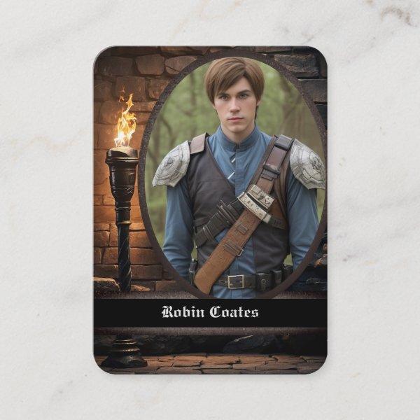 Medieval Coscard Cosplay Trading Cards | QR Code