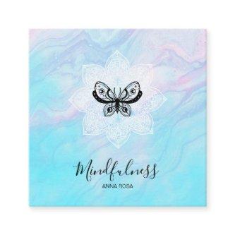 *~* Meditation Mindfulness Mandala Yoga Butterfly  Square