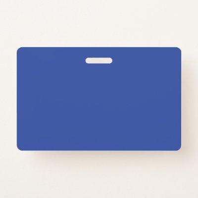 Medium Blue #445EAA, Faded Blue Badge