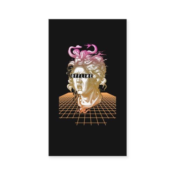 Medusa Vaporwave Aesthetic Ancient Greek Statue
