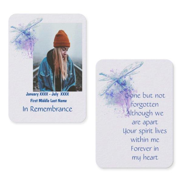 Memorial Keepsake Memorial Dragonfly