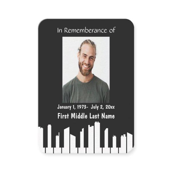 Memorial Keepsake Piano Musician Cityscape
