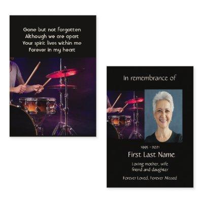 Memorial Photo Prayer Drummer Drums Band