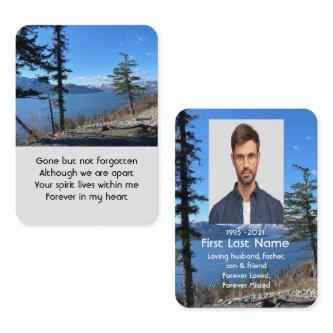 Memorial Photo Prayer Lake Side Forest Trees