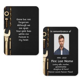 Memorial Photo Prayer Tools Mechanic