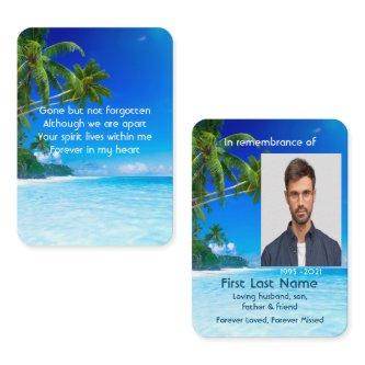 Memorial Photo Prayer Tropical Beach Exotic Island