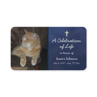 Memorial Pray Card with One Photo Option