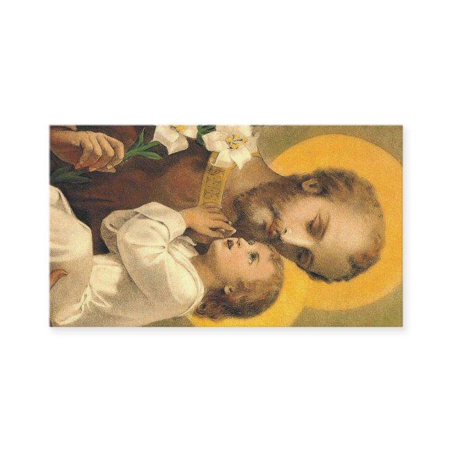 Memorize of St. Joseph Prayer Card