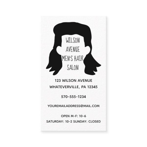 Men's Hair Salon Barber Hipster Mullet