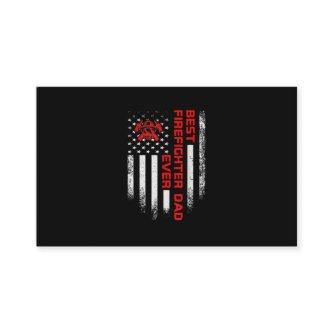 Mens Vintage USA American Flag Best Firefighter