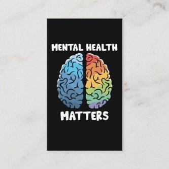 Mental Health Awareness Colorful Brain Cute