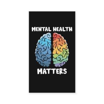 Mental Health Awareness Colorful Brain Cute