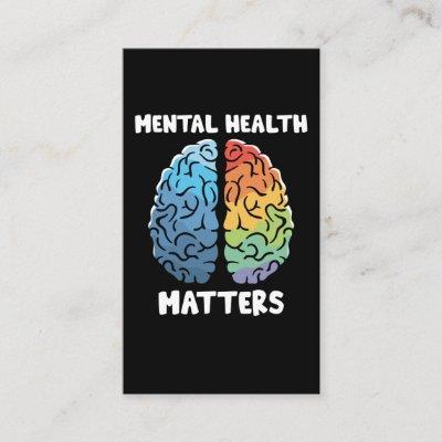 Mental Health Awareness Colorful Brain Cute