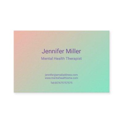 Mental Health Therapist