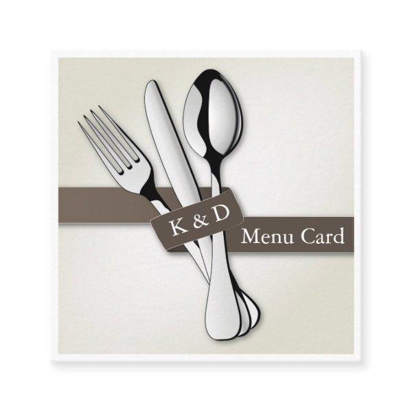 Menu/Attending Card for RSVP