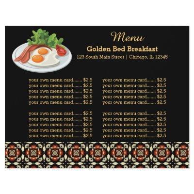 Menu Breakfast