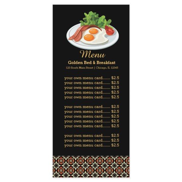 Menu Breakfast