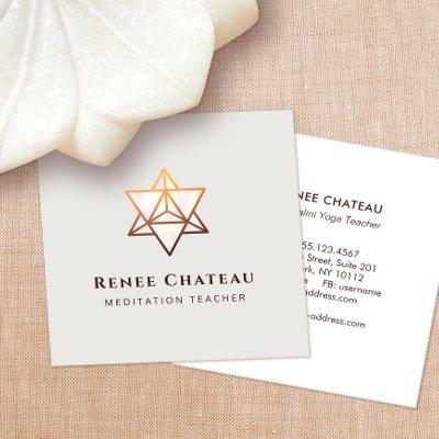 Merkaba Sacred Geometry Symbol Square