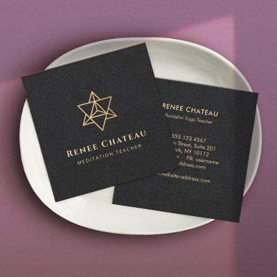 Merkaba Sacred Geometry Symbol Square