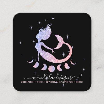Mermaid moon spiritual tarot reading zodiac square