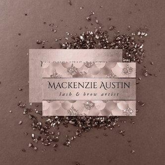 Mermaid Posh Scales | Dusty Terracotta Peach Sheen