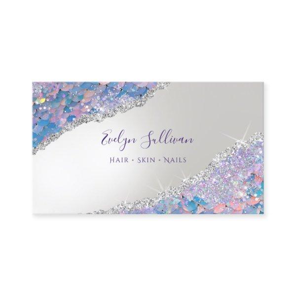 Mermaid Scale Sequin Faux Foil