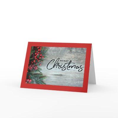 MERRY CHRISTMAS & A VERY HAPPY NEW YEAR HOLIDAY CARD