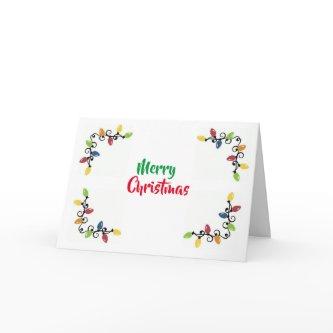 "MERRY CHRISTMAS AND A HAPPY NEW YEAR" CARD