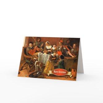 Merry Christmas. Fine Art Christmas  Holiday Card